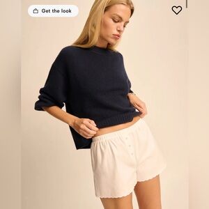 Reformation Rosie Short Ivory - Size S